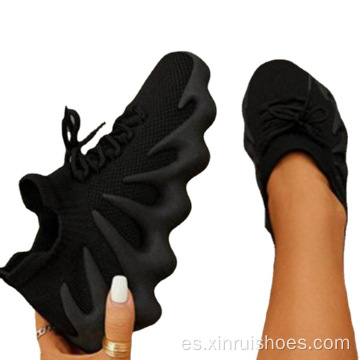 Running Sport Sneaker Shock Shoes para adultos transpirables